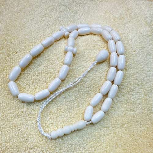 Oval 33 Beads Camel Bone Tasbeeh – Handmade