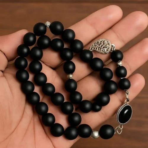 Khan Shah Sahab Tasbih – 33 Beads with Aqeeq Gemstone 🕋