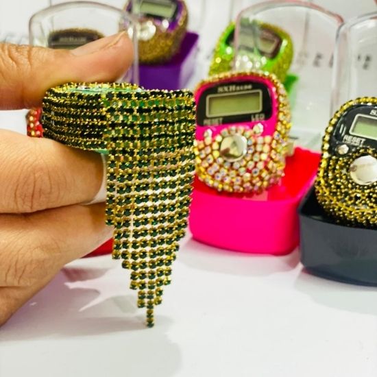 Fancy Digital Counter Tasbeeh with LED Light – Perfect Gift