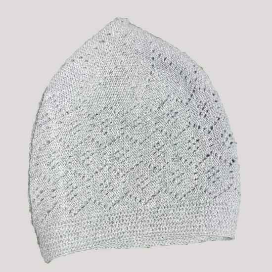 Premium Jali Prayer Caps - Pack of 6 | Asma-ul-Husna