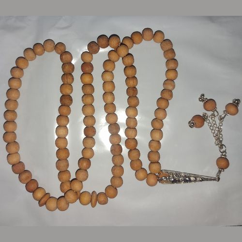 Sandal Tasbeeh 100 Beads – Elegant Islamic Prayer